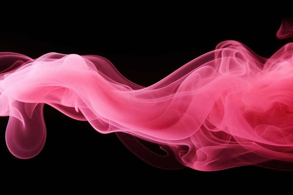 Smoke backgrounds pink fragility.