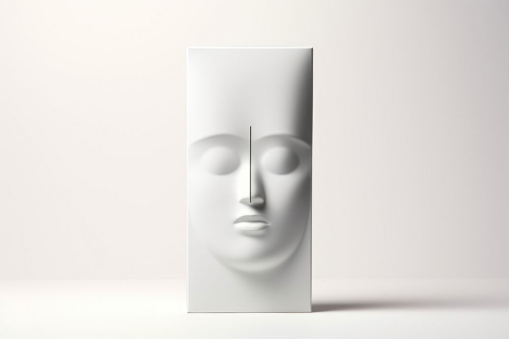Face cleansing packaging photography portrait white. AI generated Image by rawpixel.