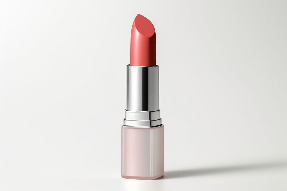 A minimal lipstick cosmetics white background glamour. AI generated Image by rawpixel.