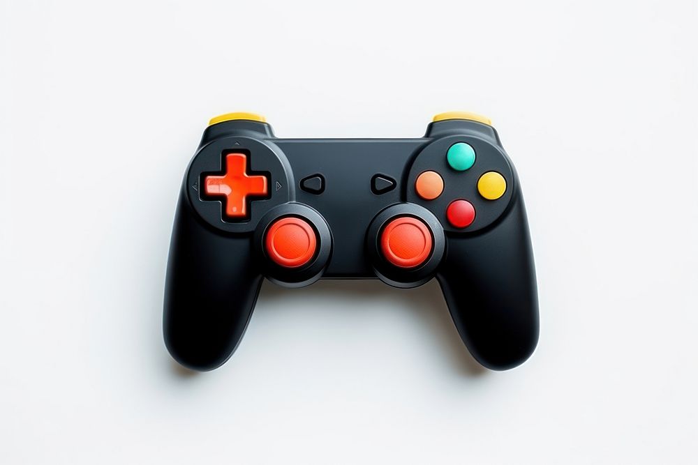 Gamepad joystick electronics technology. AI generated Image by rawpixel.