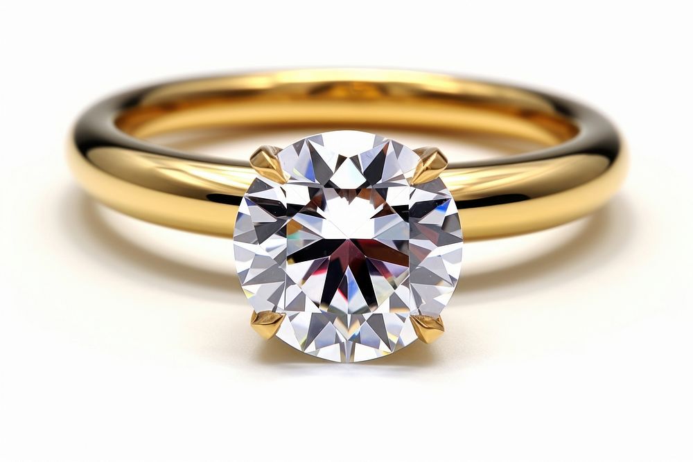 Diamond rings gemstone jewelry accessories. AI generated Image by rawpixel.