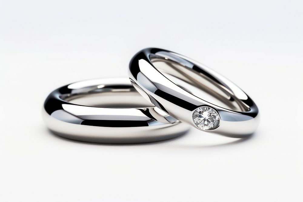 Diamond rings platinum jewelry silver. 