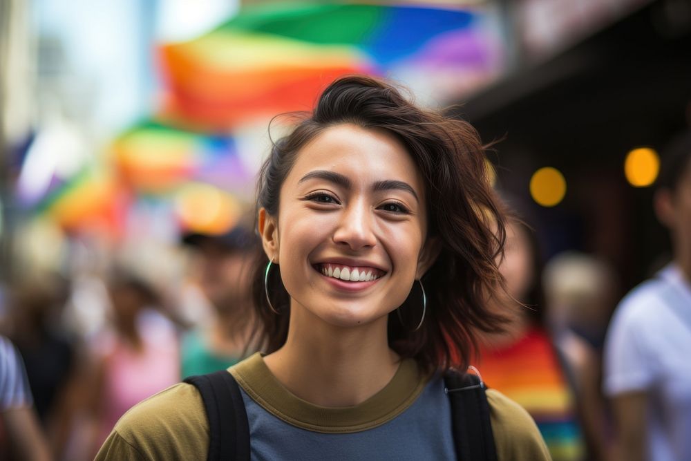 Portrait pride smile individuality. 