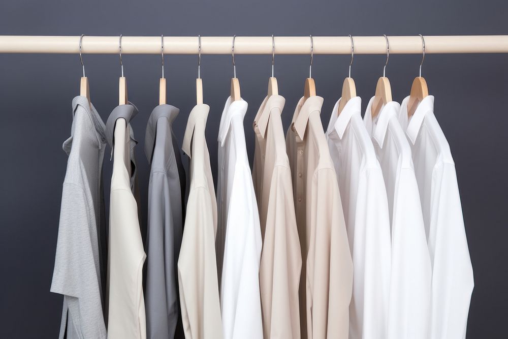 Indoors rack clothesline coathanger. AI | Free Photo - rawpixel