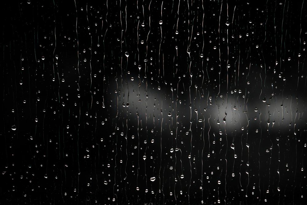 Rain window effect transparent backgrounds black.