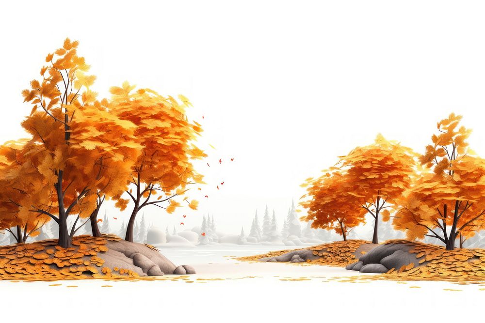 Autumn landscape outdoors autumn. AI generated Image by rawpixel.