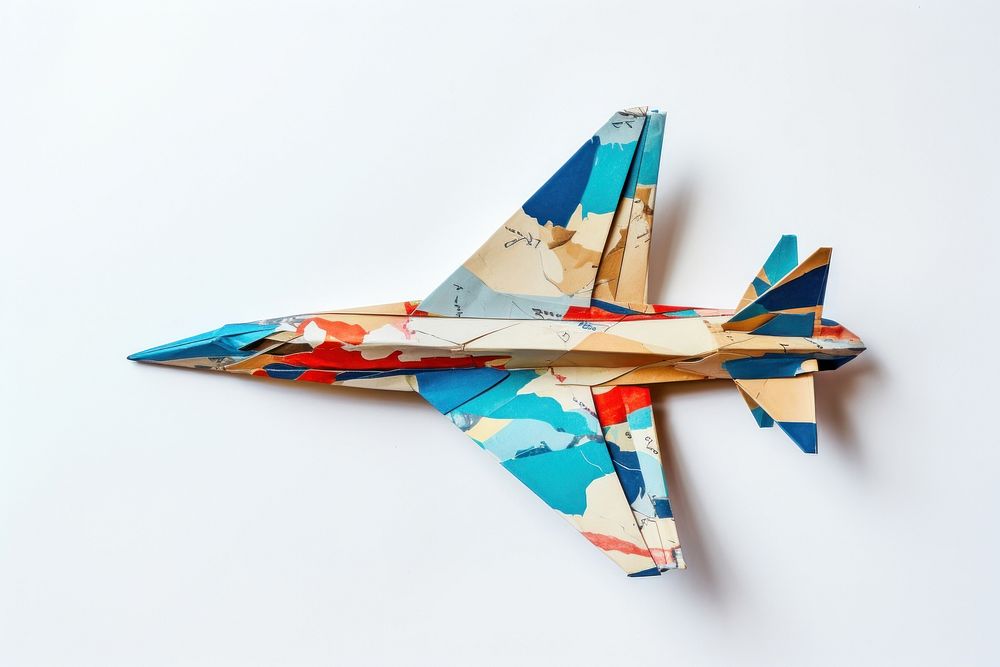 Paper plane craft aircraft airplane origami. 