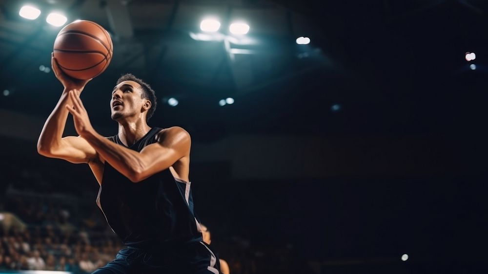 Professional Basketball player basketball throwing sports. 