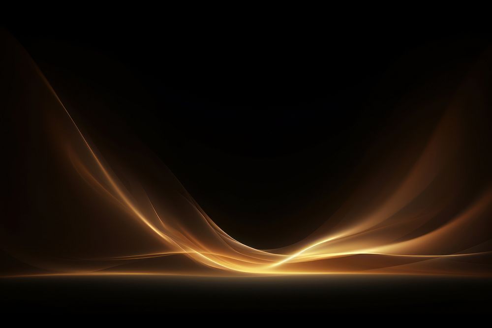 Gold light effect, black background, AI generated image by rawpixel