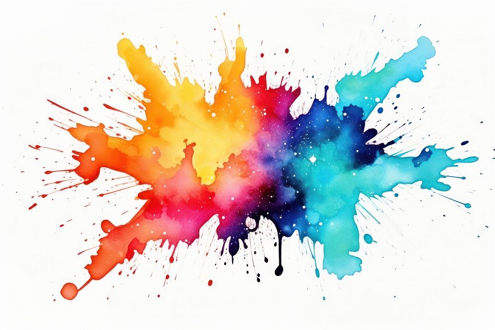 Paint splash backgrounds drawing paint. AI generated Image by rawpixel.