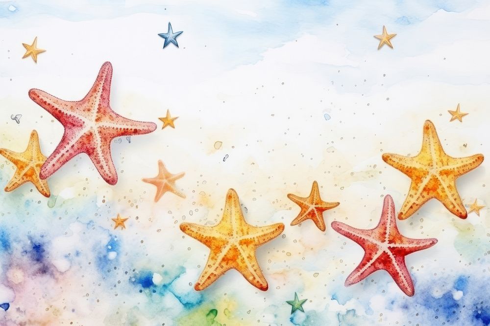 Starfish backgrounds invertebrate creativity. 