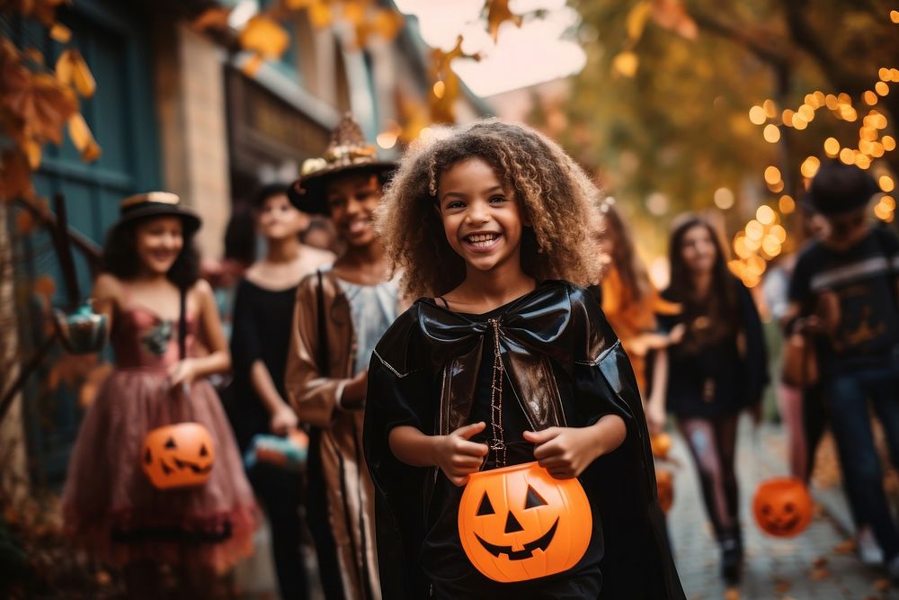 Halloween costume adult child. AI generated Image by rawpixel.