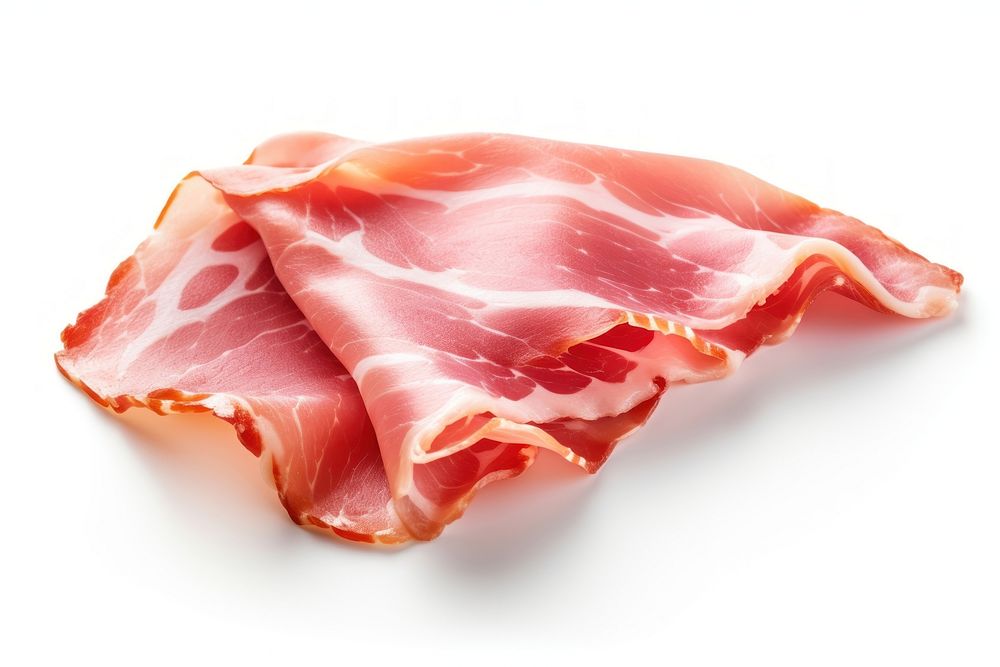 Raw ham prosciutto pork meat. 