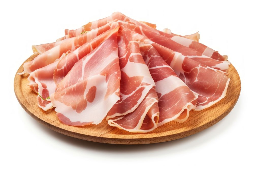 Raw ham prosciutto pork meat. Free Photo rawpixel