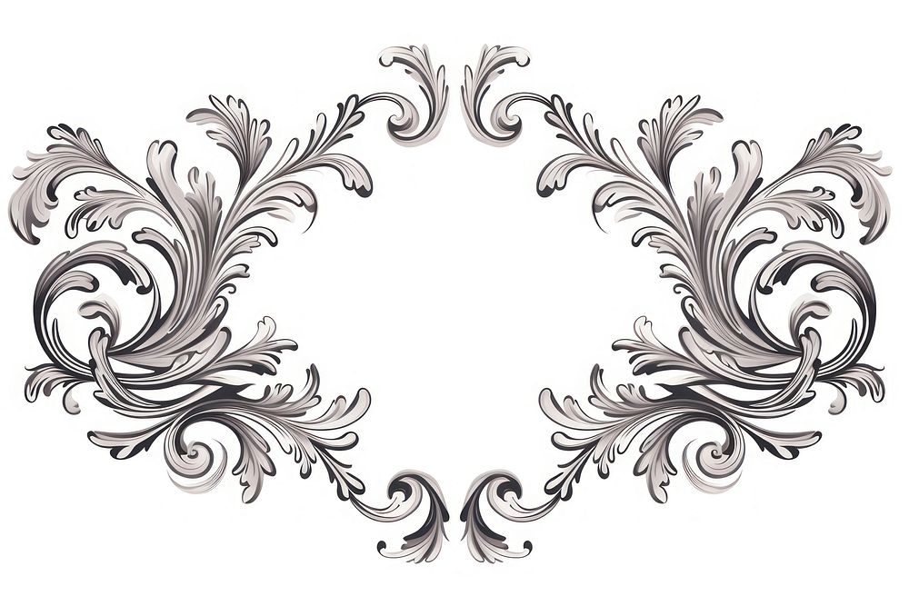 Ornament graphic graphics pattern white background. AI generated Image by rawpixel.