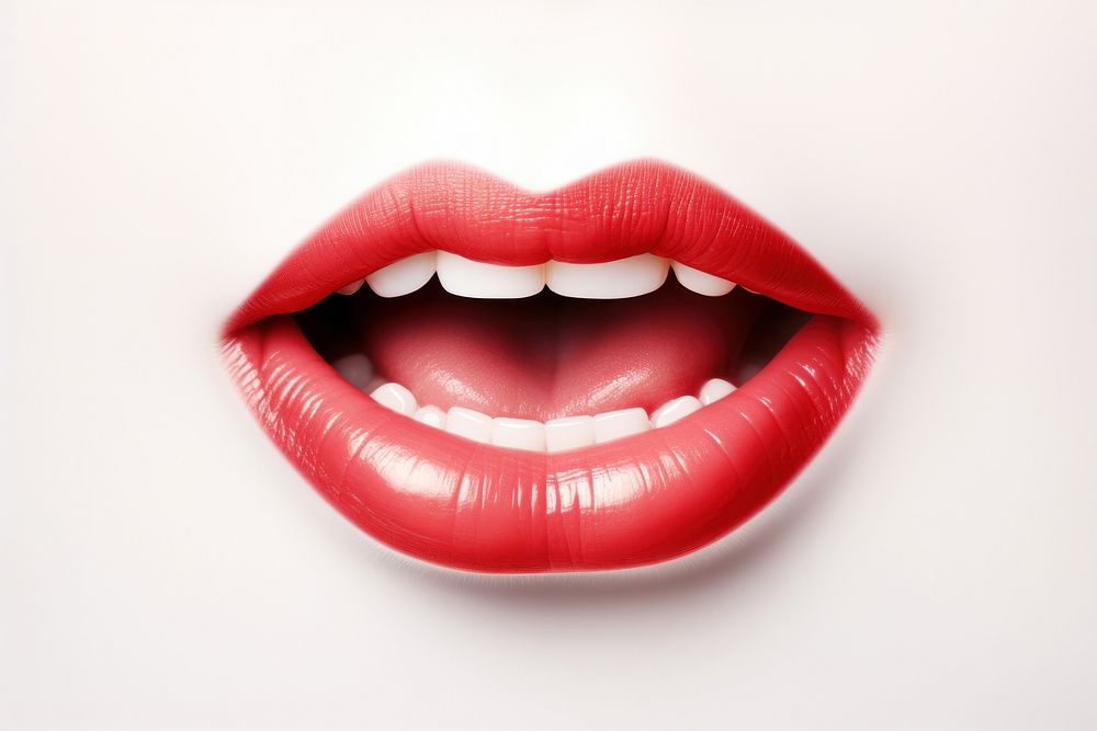 Mouth teeth mouth perfection. AI generated Image by rawpixel.