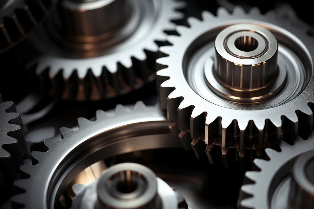 Gears industry machine wheel. AI generated Image by rawpixel.