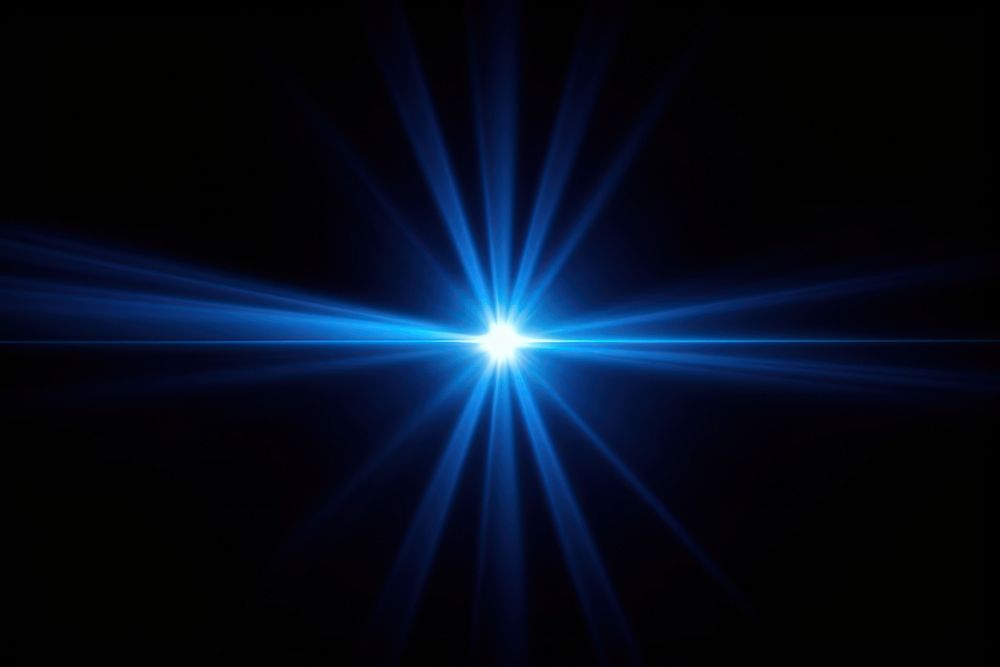 Light beam backgrounds blue illuminated. 