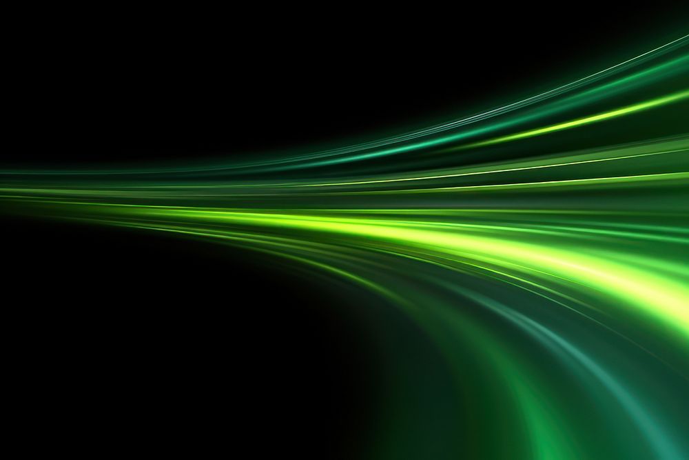 Speed light green backgrounds night. AI generated Image by rawpixel.