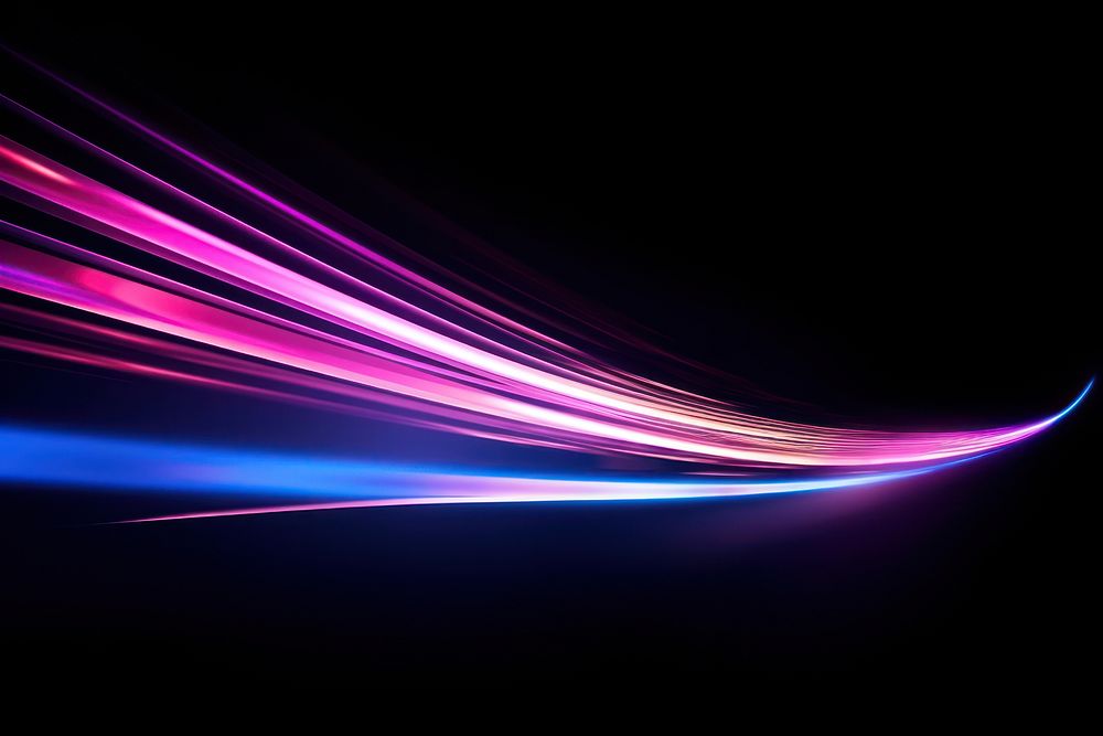 Speed light backgrounds purple night. AI generated Image by rawpixel.
