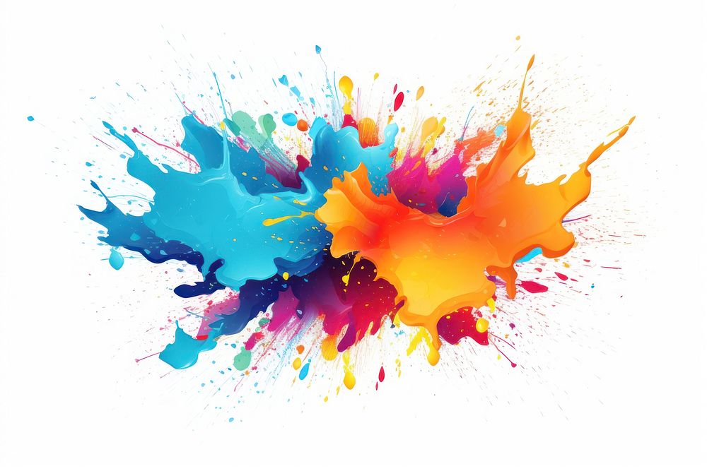 Paint splatter backgrounds drawing paint. AI generated Image by rawpixel.