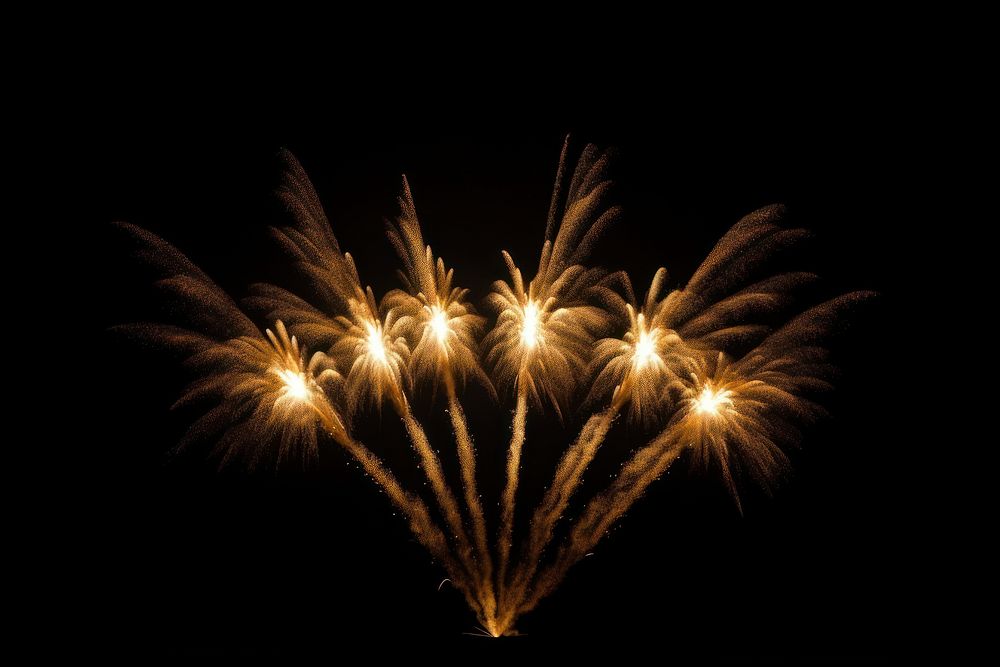 Firework fireworks black background illuminated. AI generated Image by rawpixel.