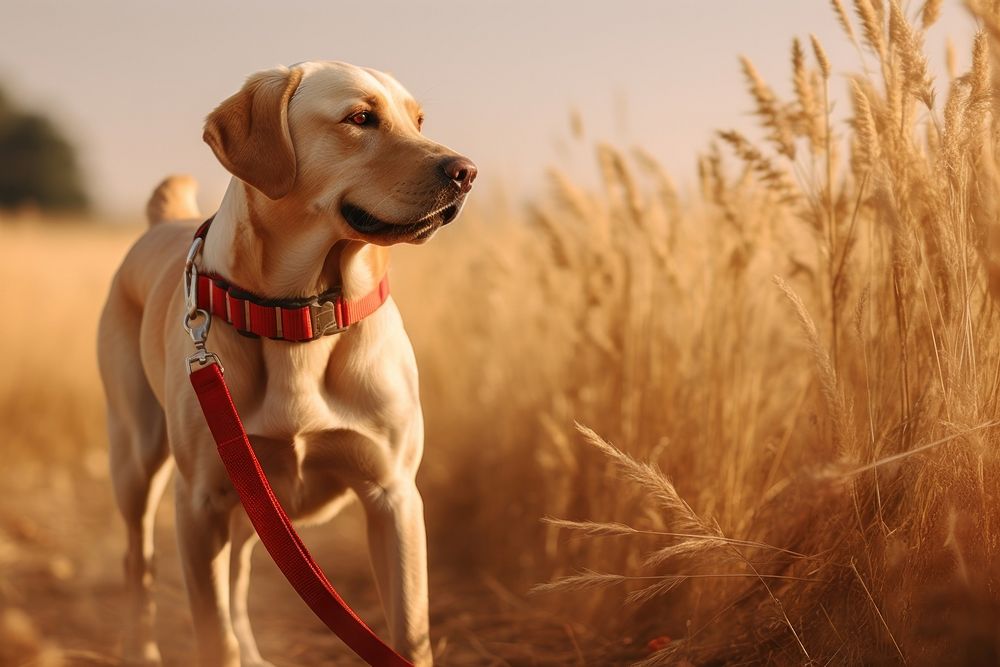 Golden labrador retriever animal mammal pet. AI generated Image by rawpixel.