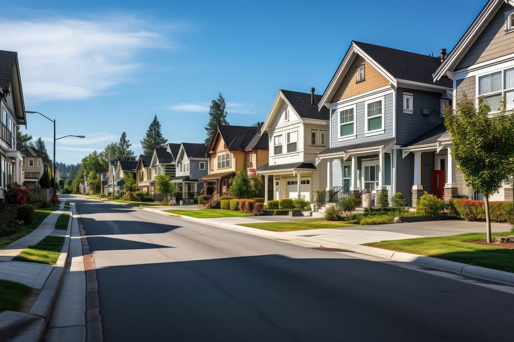 American urbanism suburb street house. | Premium Photo - rawpixel