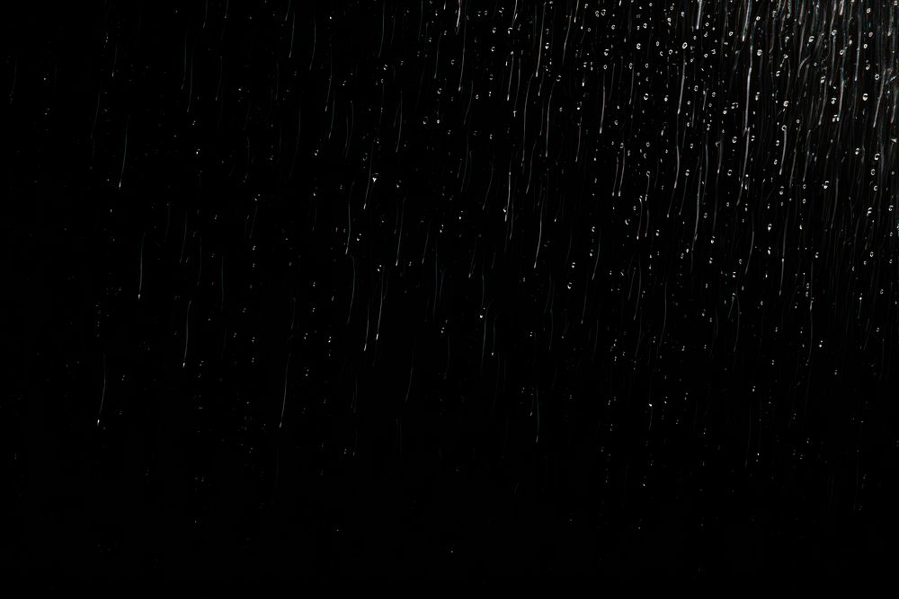 Rain drop effect, black background, AI generated image by rawpixel