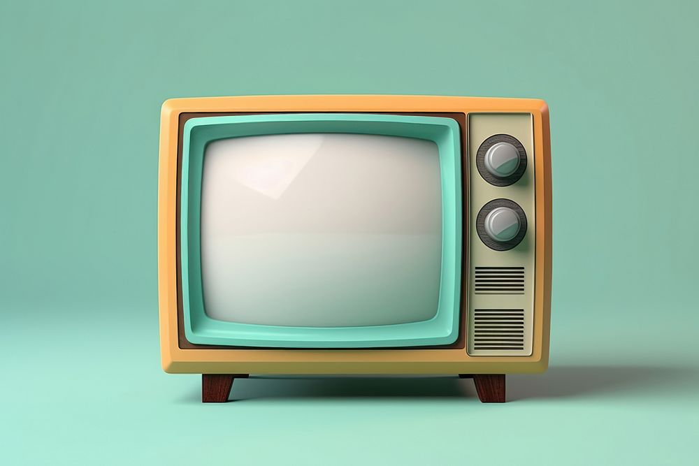 Vintage television screen electronics technology. AI generated Image by rawpixel.
