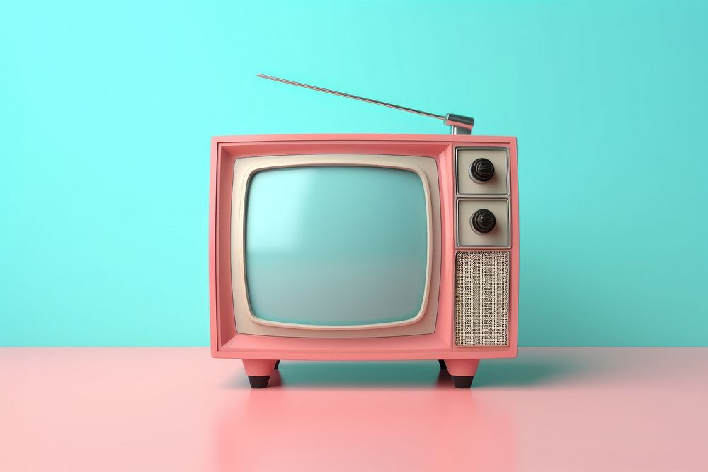 Vintage television electronics technology hardware. AI generated Image by rawpixel.