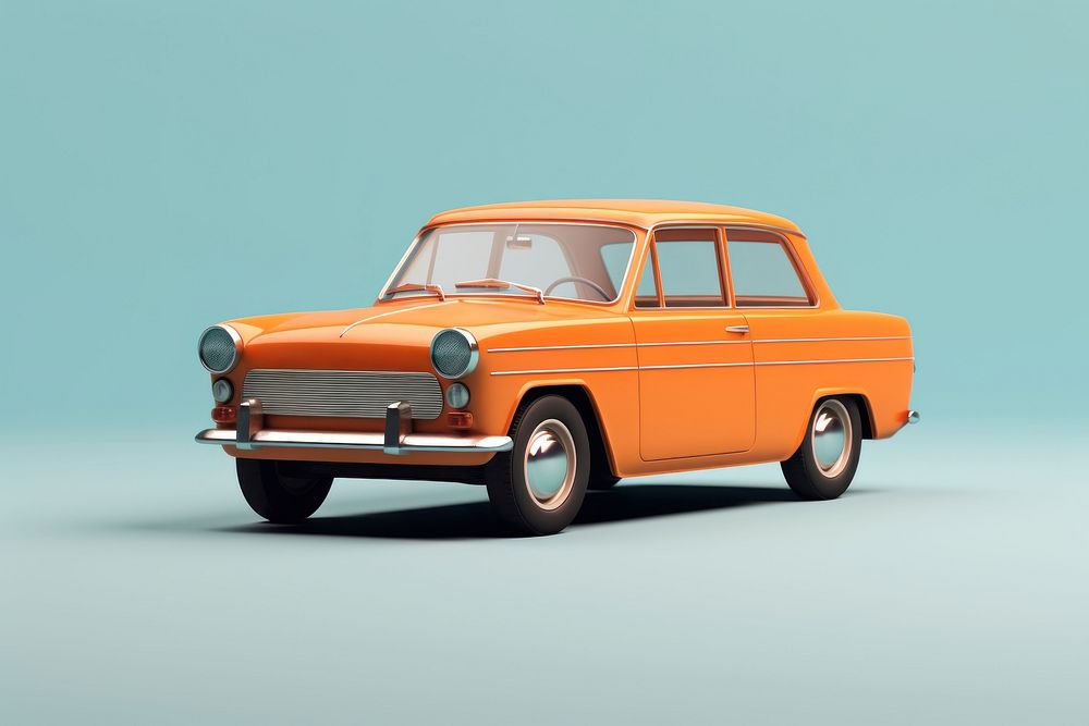 Vintage car vehicle transportation automobile. AI generated Image by rawpixel.