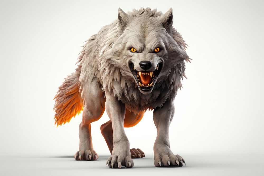 Wolf animal mammal pet. AI generated Image by rawpixel.