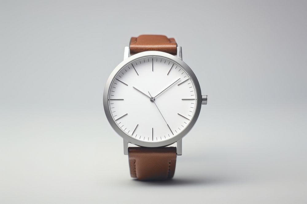 Wristwatch brown accuracy person. AI generated Image by rawpixel.