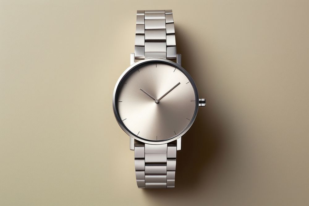 Wristwatch silver platinum accuracy. 