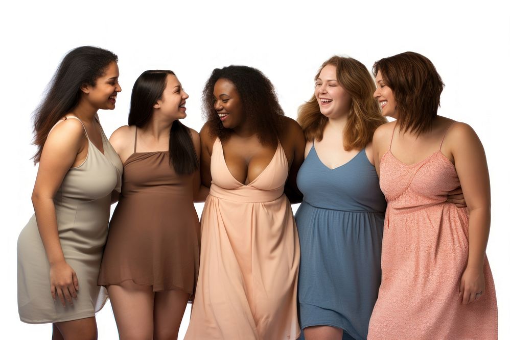 Bridesmaid laughing dress women. AI generated Image by rawpixel.