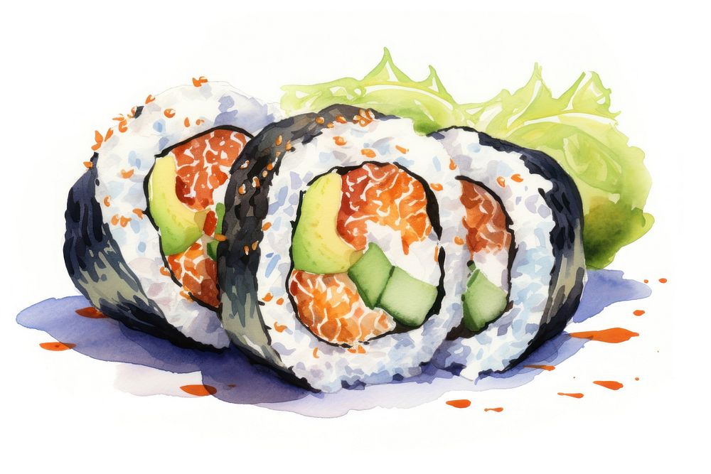 Sushi sushi food rice. AI generated Image by rawpixel.