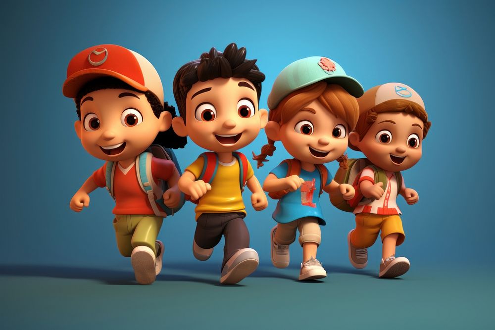 Kids activity toy togetherness happiness. AI generated Image by rawpixel.