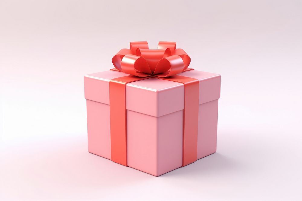 Gift box white background celebration. AI generated Image by rawpixel.