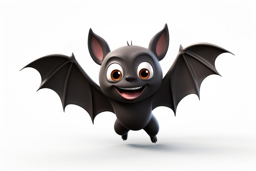 Bat decoration halloween cartoon. AI generated Image by rawpixel.