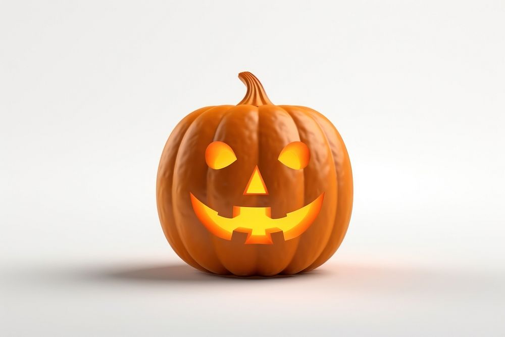 Halloween pumpkin lantern anthropomorphic. AI generated Image by rawpixel.