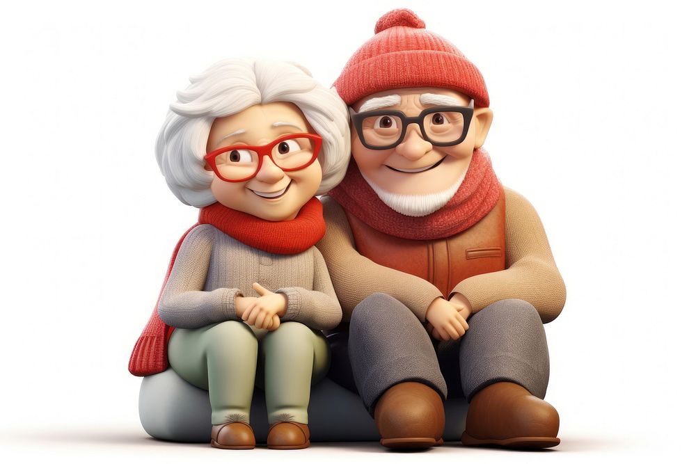 Glasses togetherness affectionate accessories. AI generated Image by rawpixel.