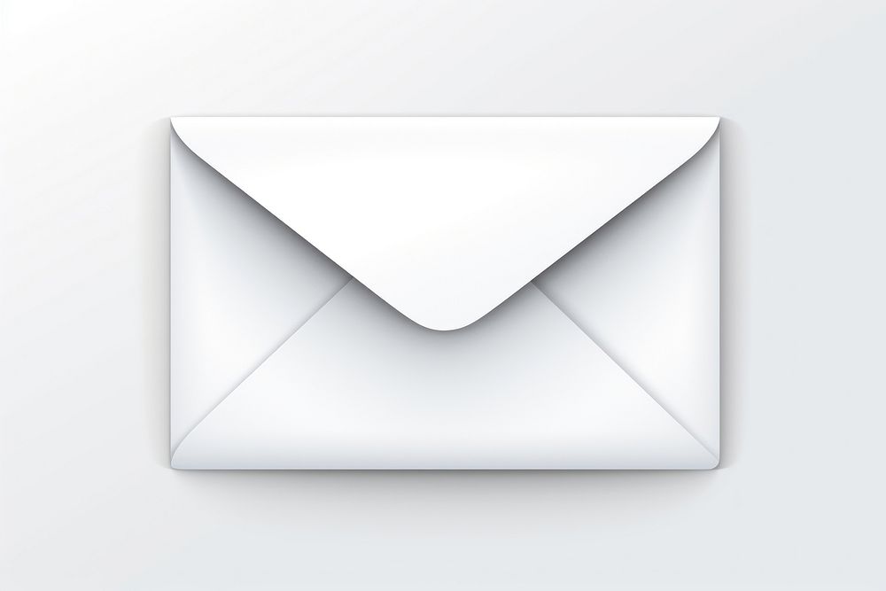 Envelope white white background technology. AI generated Image by rawpixel.