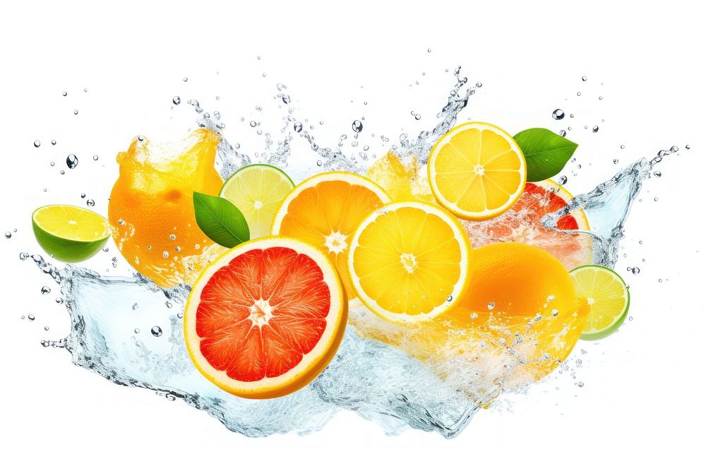 Citrus fruits grapefruit lemon plant. AI generated Image by rawpixel.