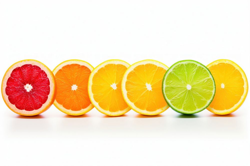 Fruit grapefruit slice lemon. AI generated Image by rawpixel.