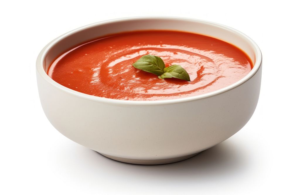 Tomato soup bowl food dish. AI generated Image by rawpixel.