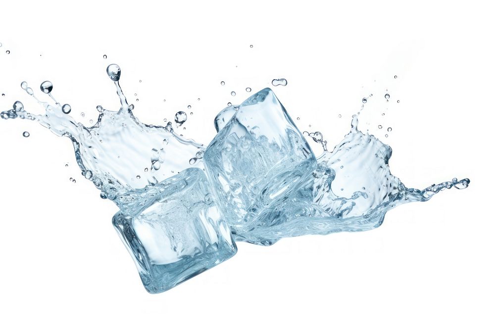 Ice water white background refreshment. | Free Photo - rawpixel