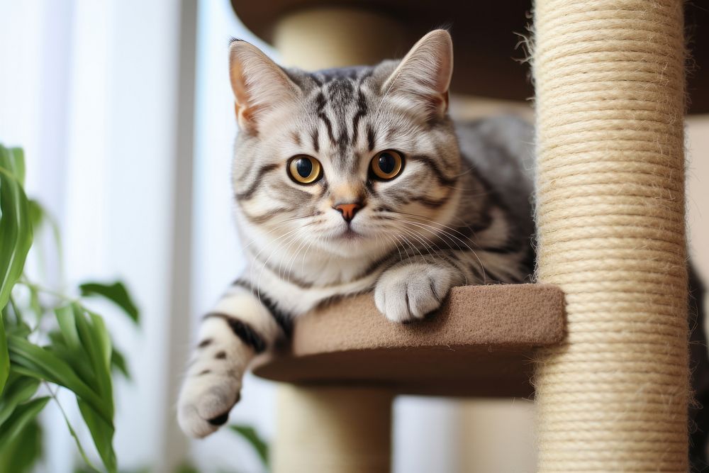 American Shorthair Cat animal mammal kitten. AI generated Image by rawpixel.