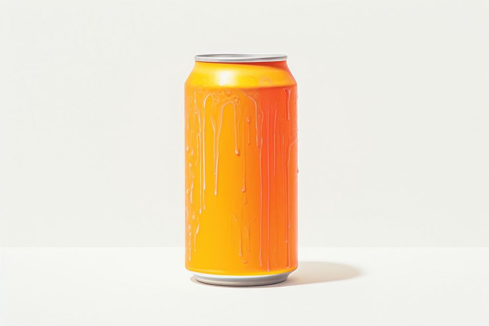 Fizzy drinks beer tin white background. AI generated Image by rawpixel.