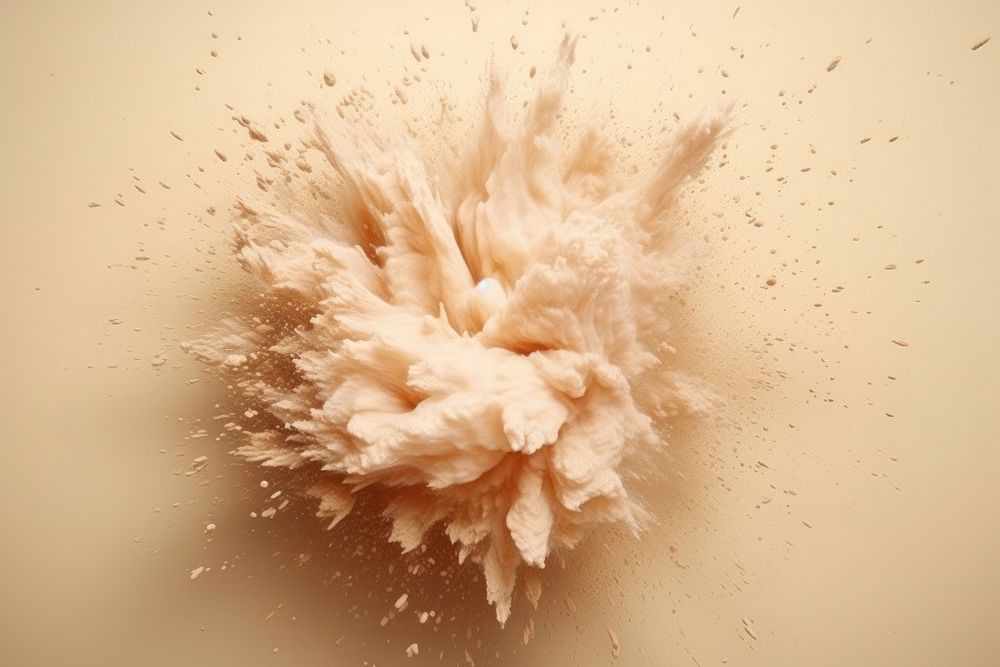 Explosion Beige Powder backgrounds powder. AI generated Image by rawpixel.